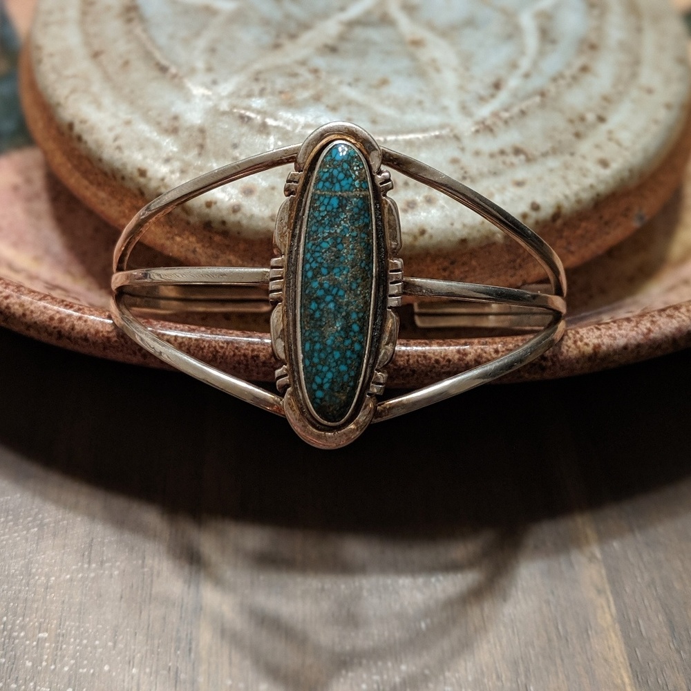 Vintage Sterling Native Bangle